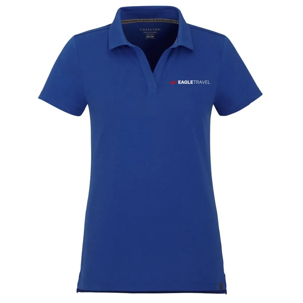 What materials is the polo shirt made from?