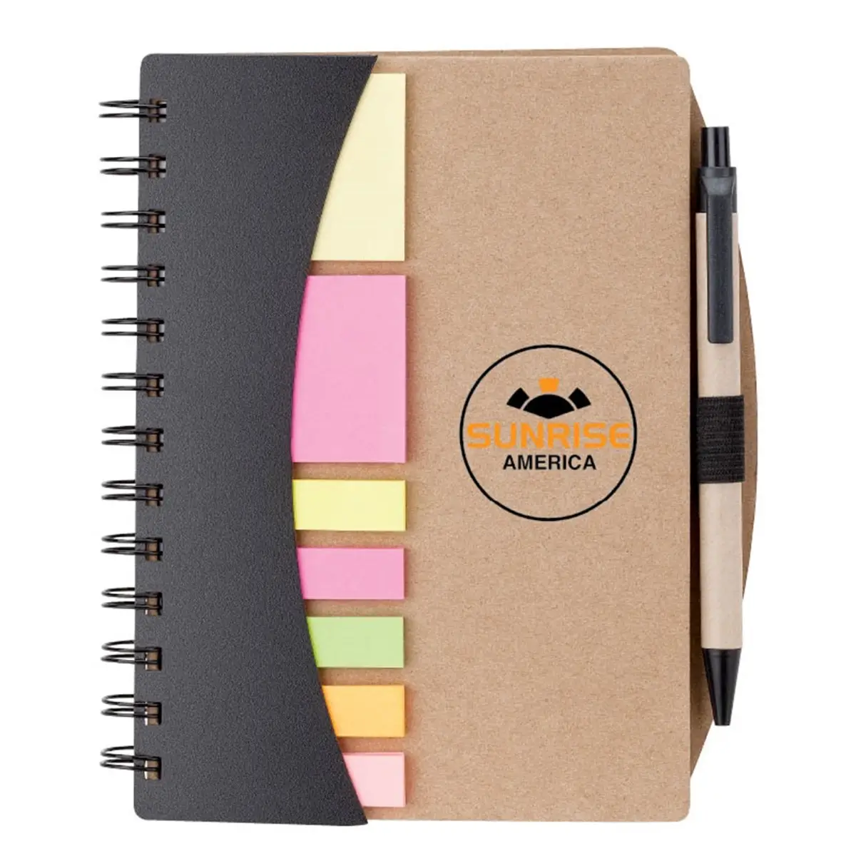 How many pages does the notebook contain?
